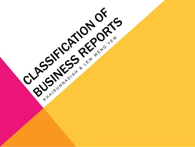 primary report types types of reports pdf